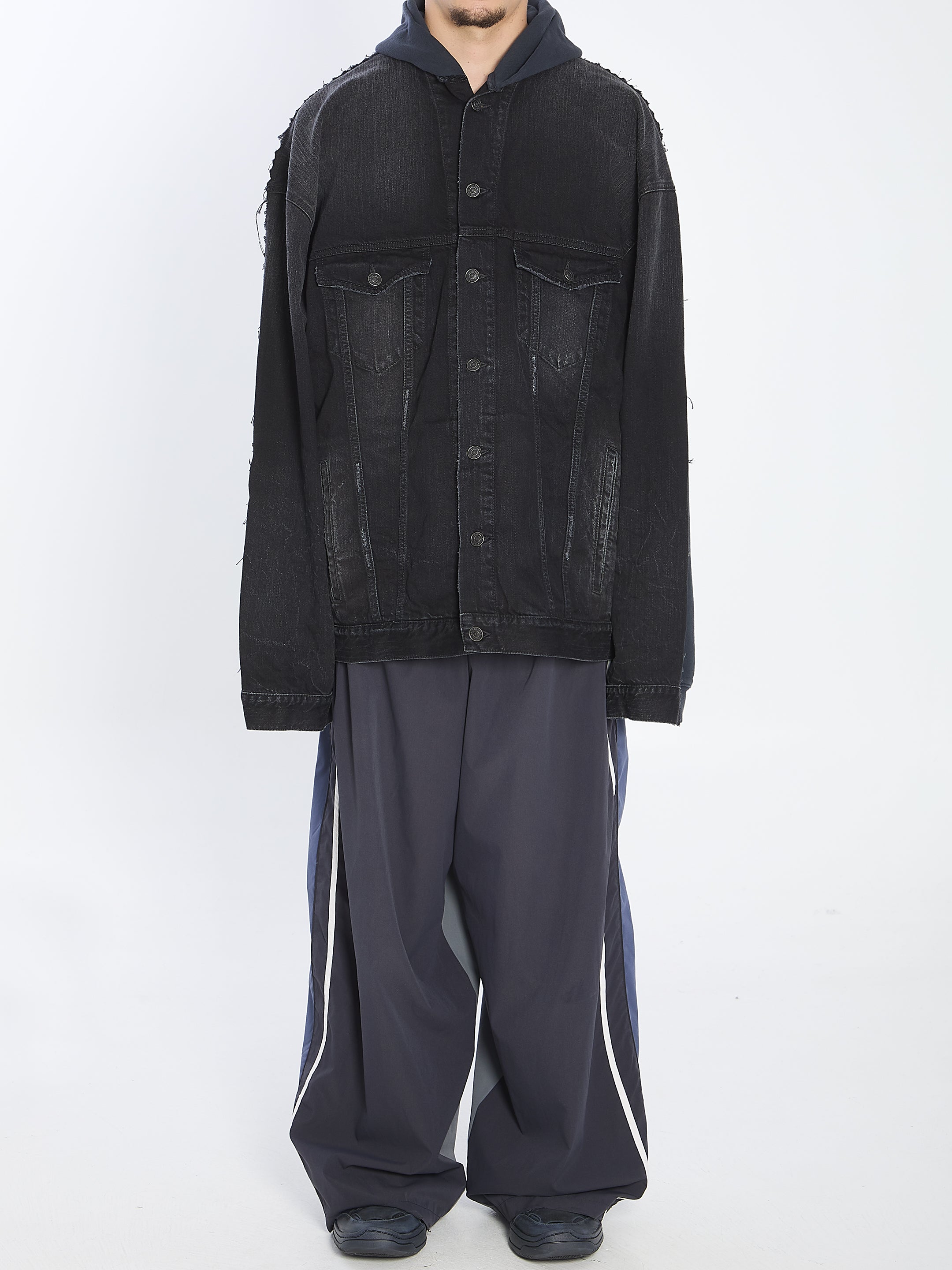 BALENCIAGA Oversized Layered Jacket - Extra Oversized Fit