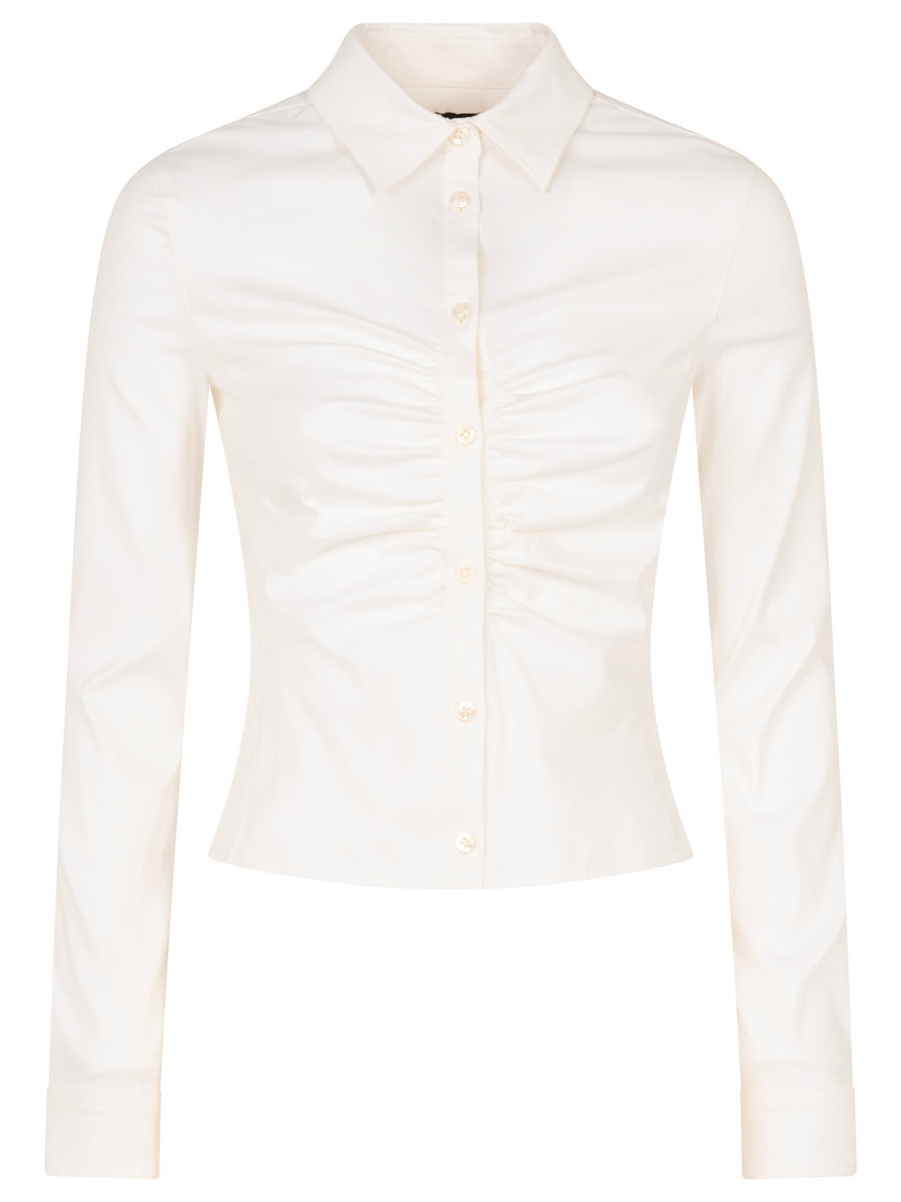BALENCIAGA Ruched Mini Shirt
