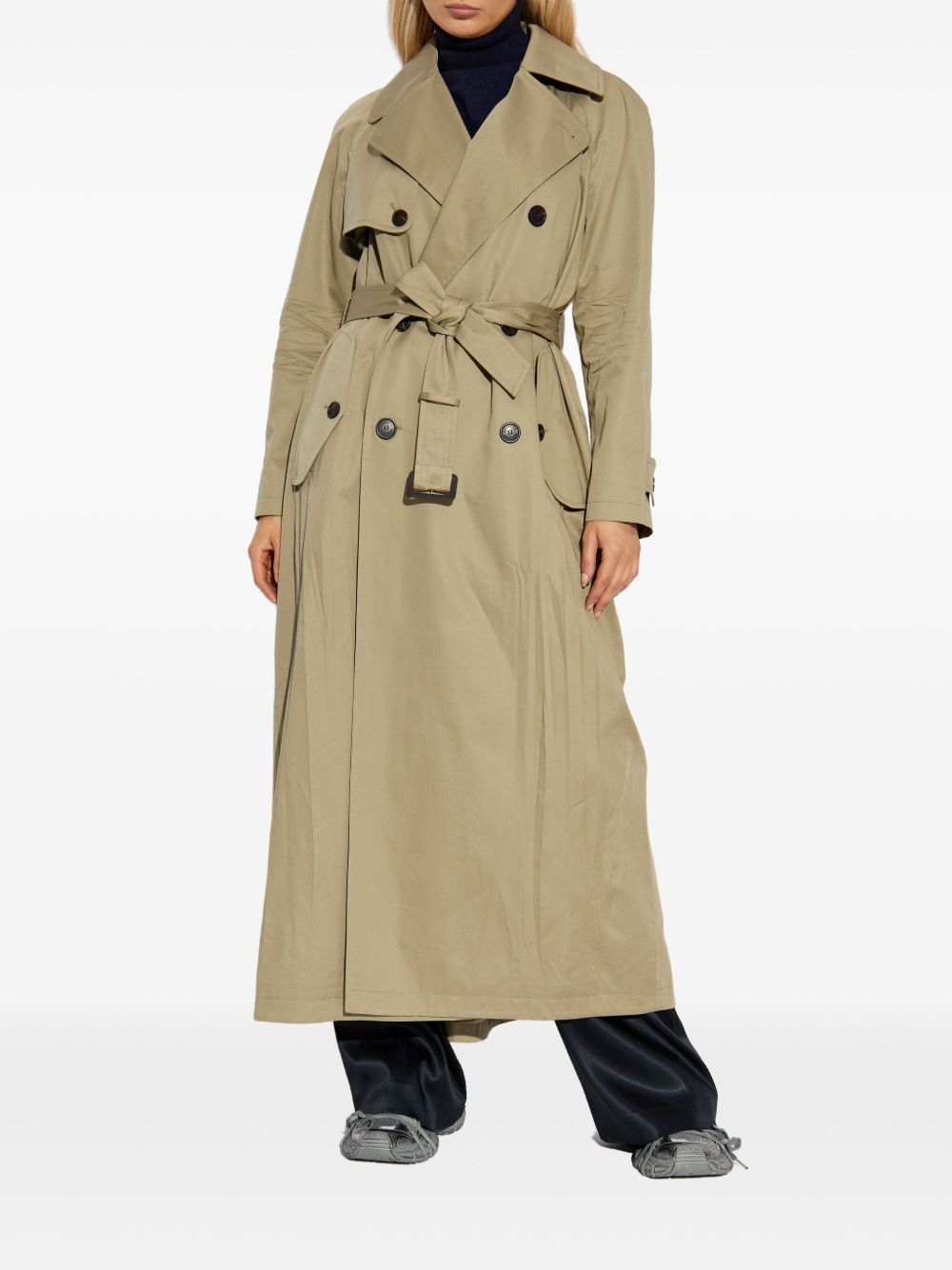 BALENCIAGA Double-Breasted Trench Jacket for Women