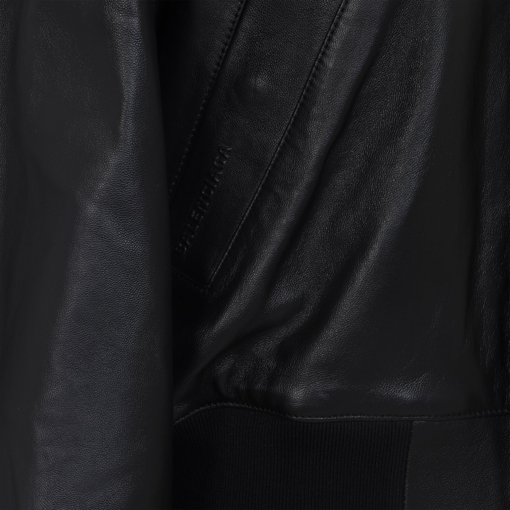 BALENCIAGA Leather Blouson Jacket - Size S