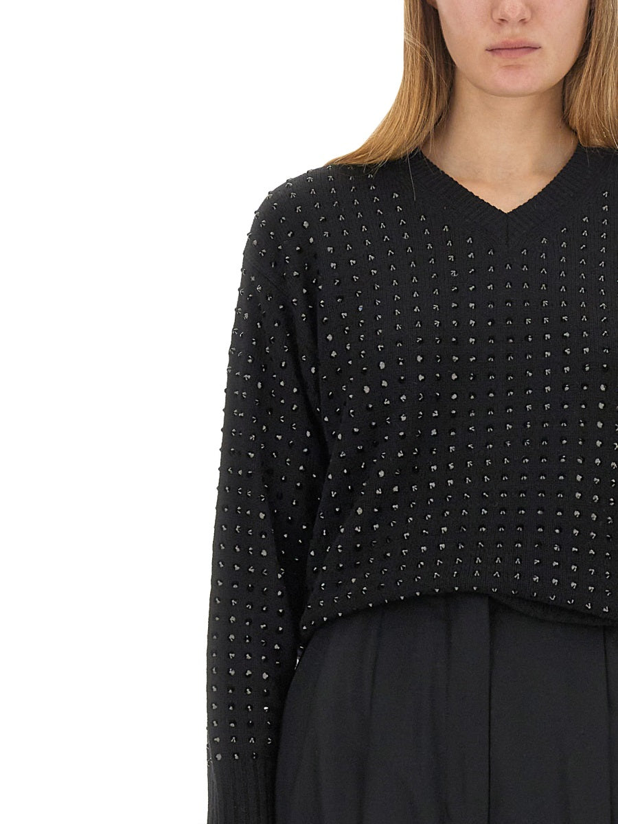 SPORTMAX Oversize Wool T-Shirt - Women’s