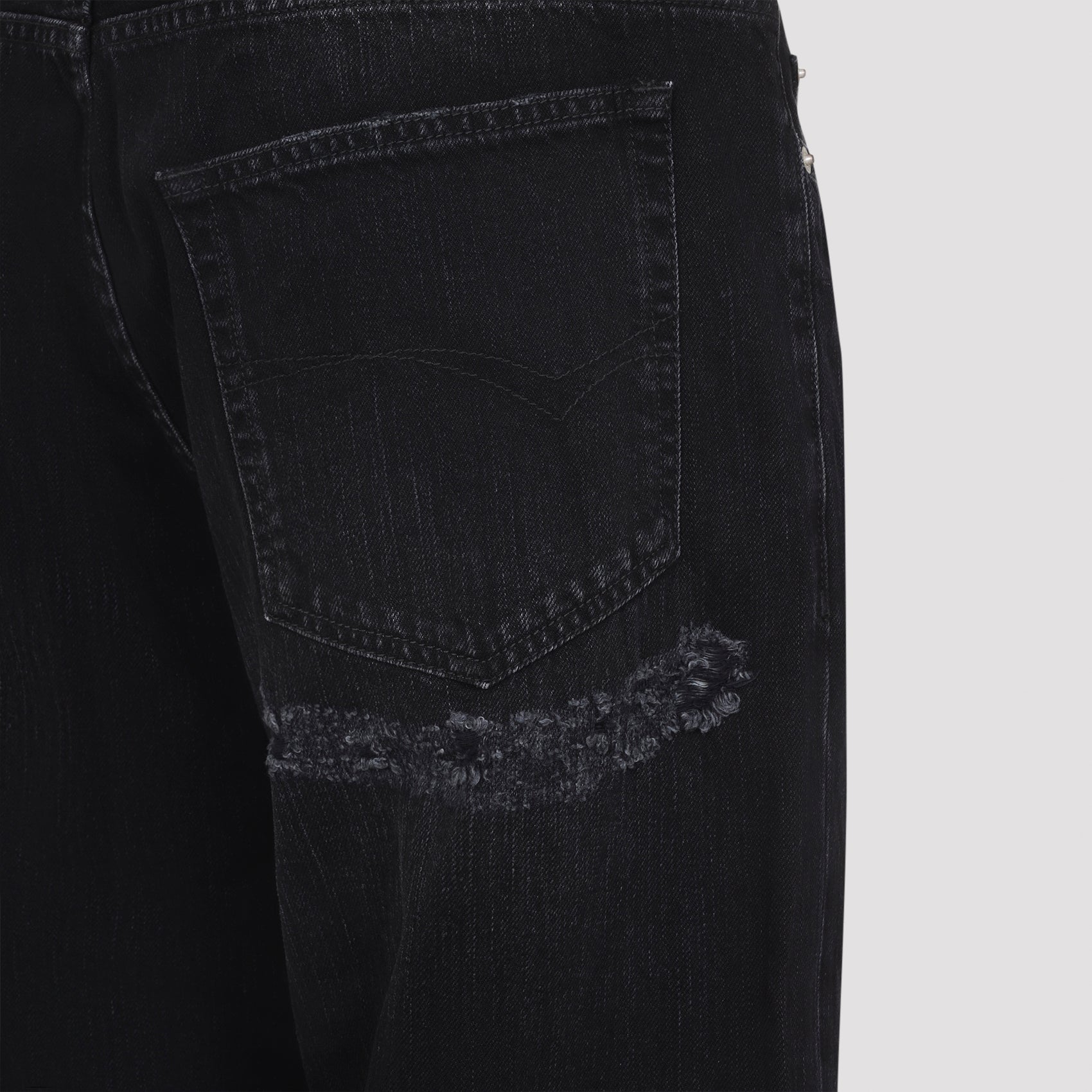 BALENCIAGA Distressed Cotton Jeans for Men