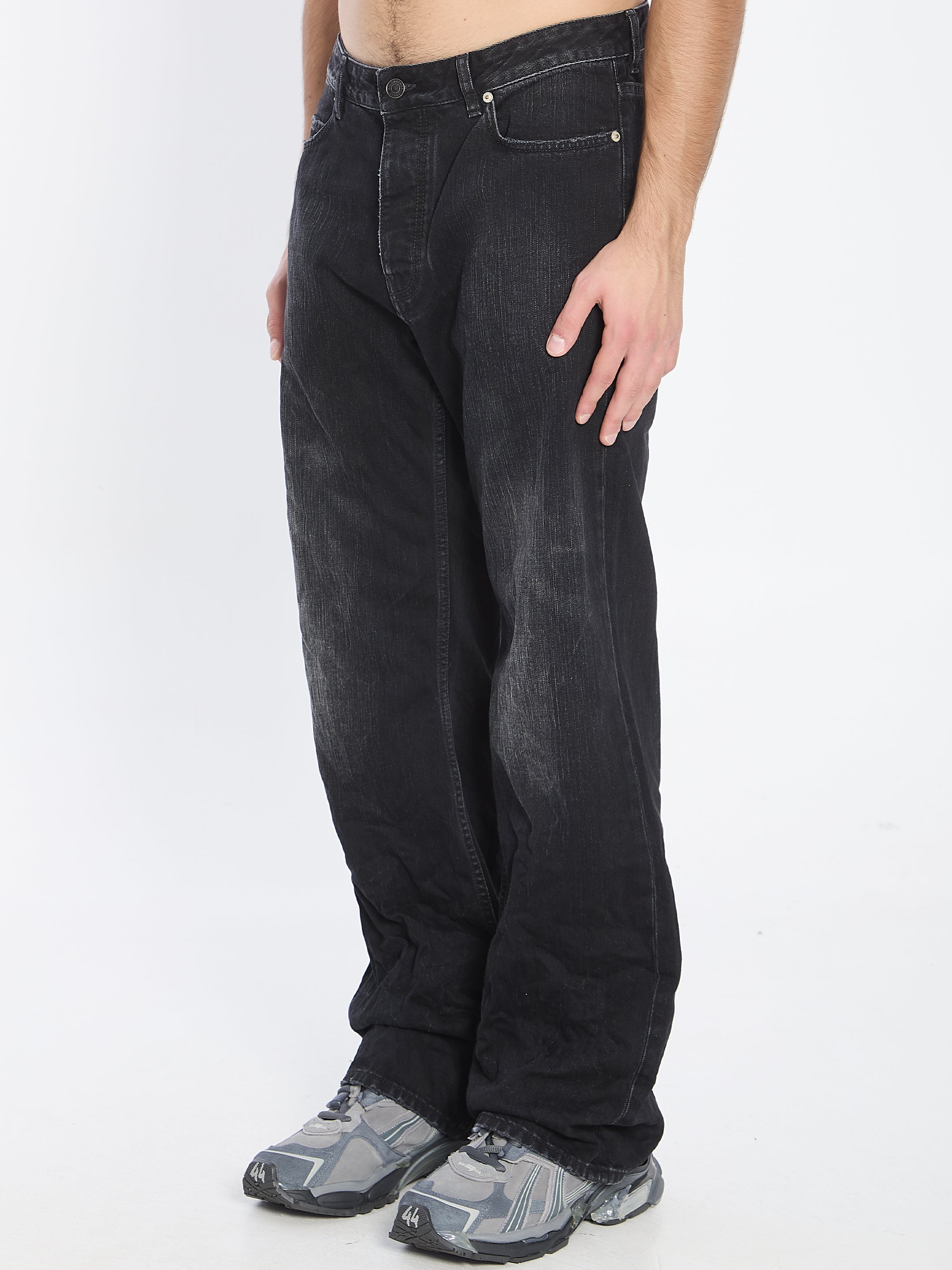 BALENCIAGA Distressed Relaxed Fit Jeans - Size 31