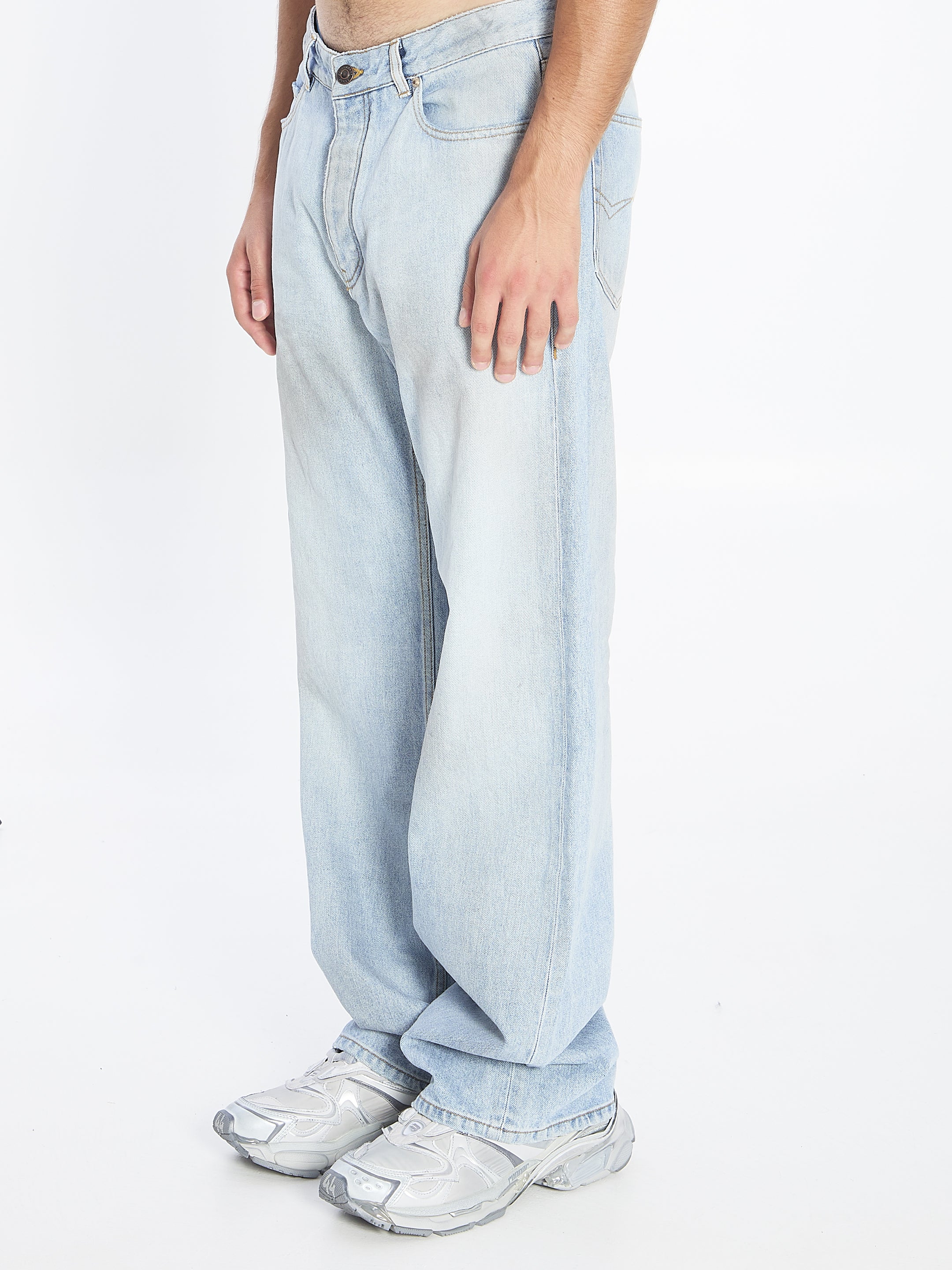 BALENCIAGA Distressed Relaxed Fit Jeans - Size 31