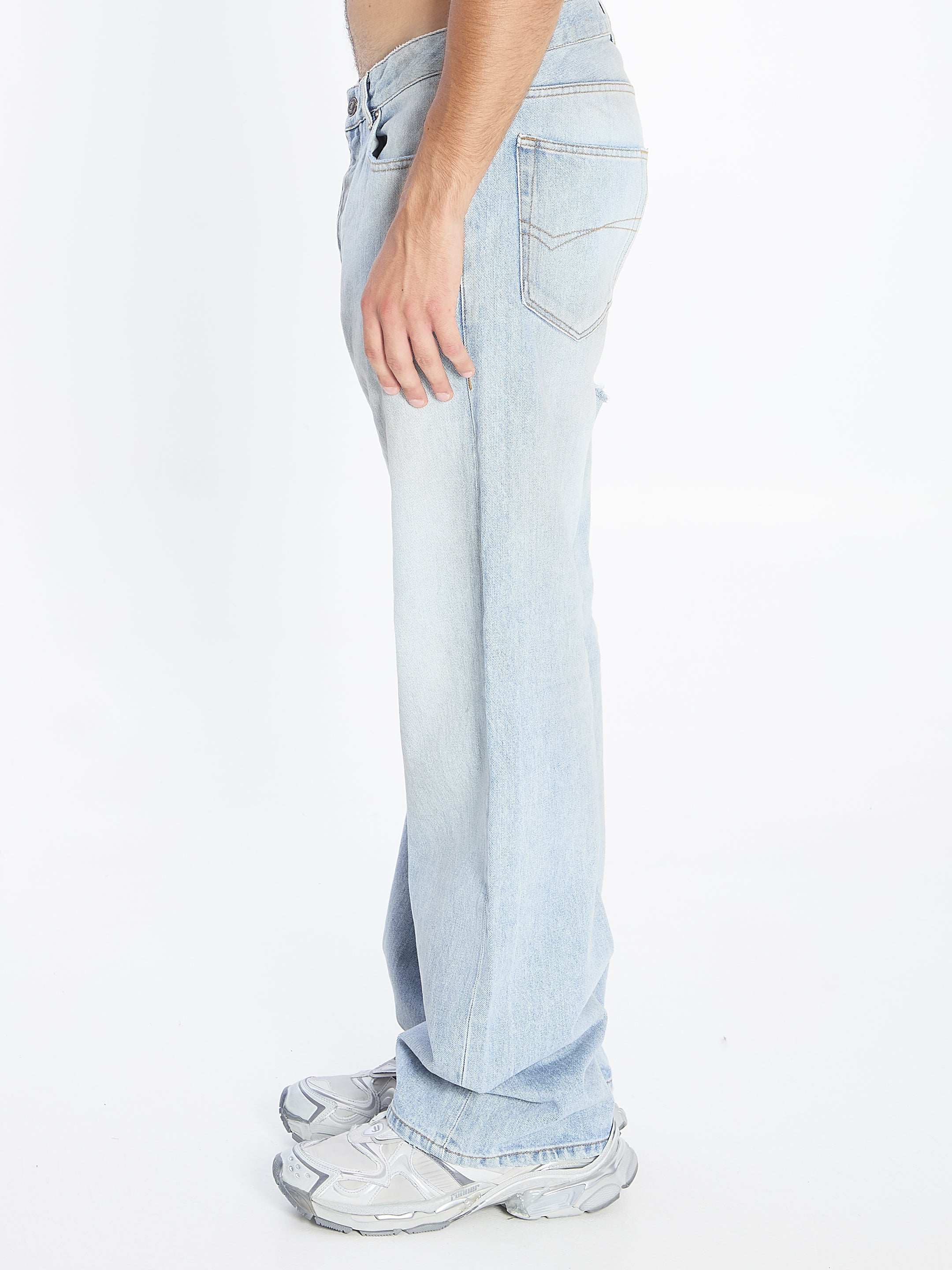 BALENCIAGA Distressed Relaxed Fit Jeans - Size 31