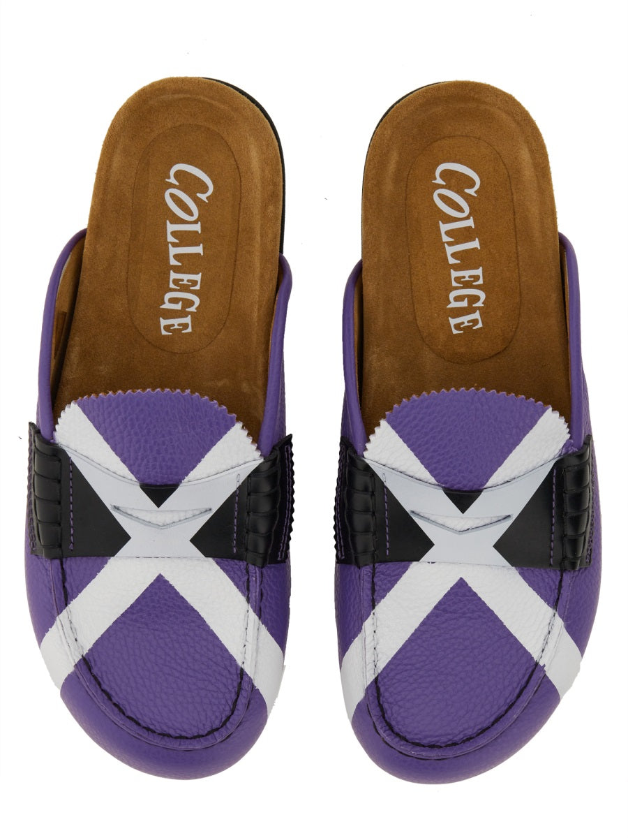 COLLEGE Iconic Women's Sabot Sandals with Unique Design