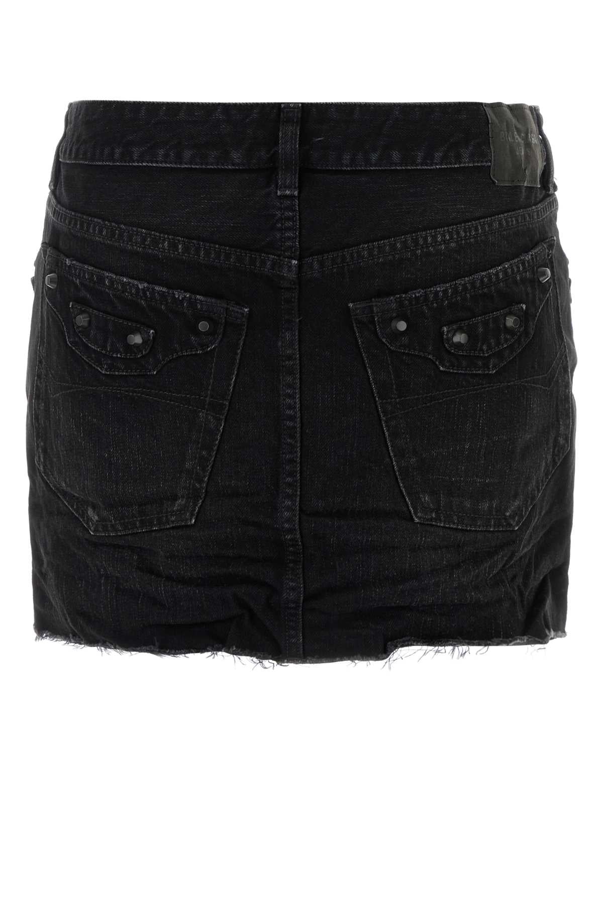 BALENCIAGA Stylish Denim Mini Skirt for Women