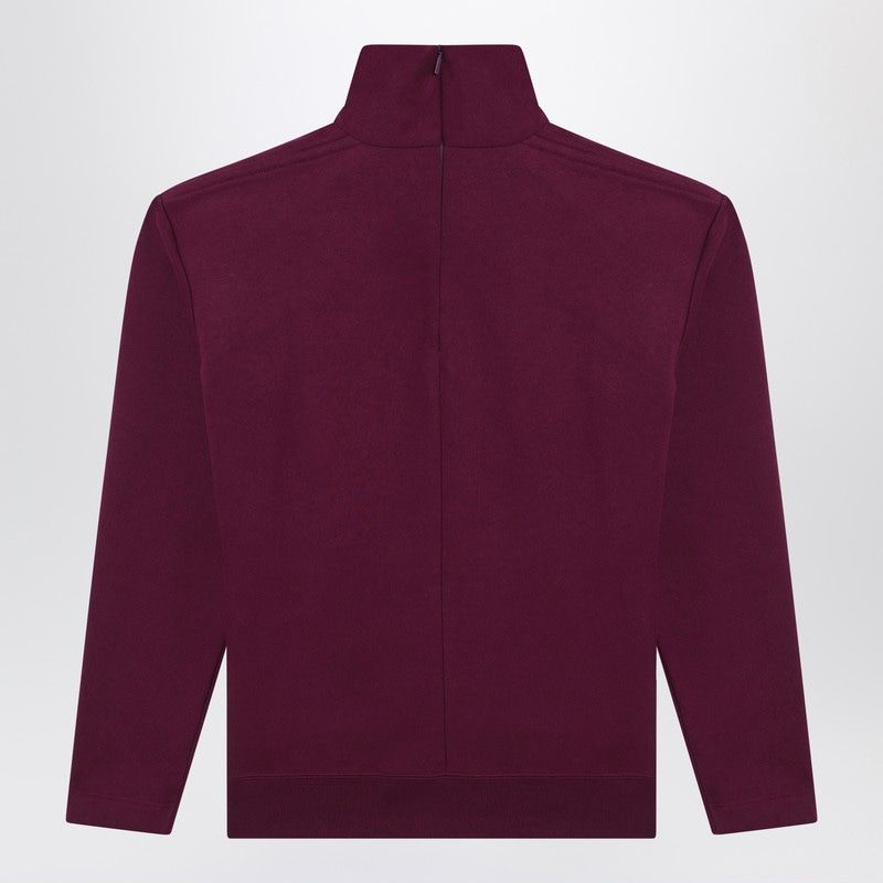 SAINT LAURENT Boxy High Neck Cotton Sweater - Oversized Design