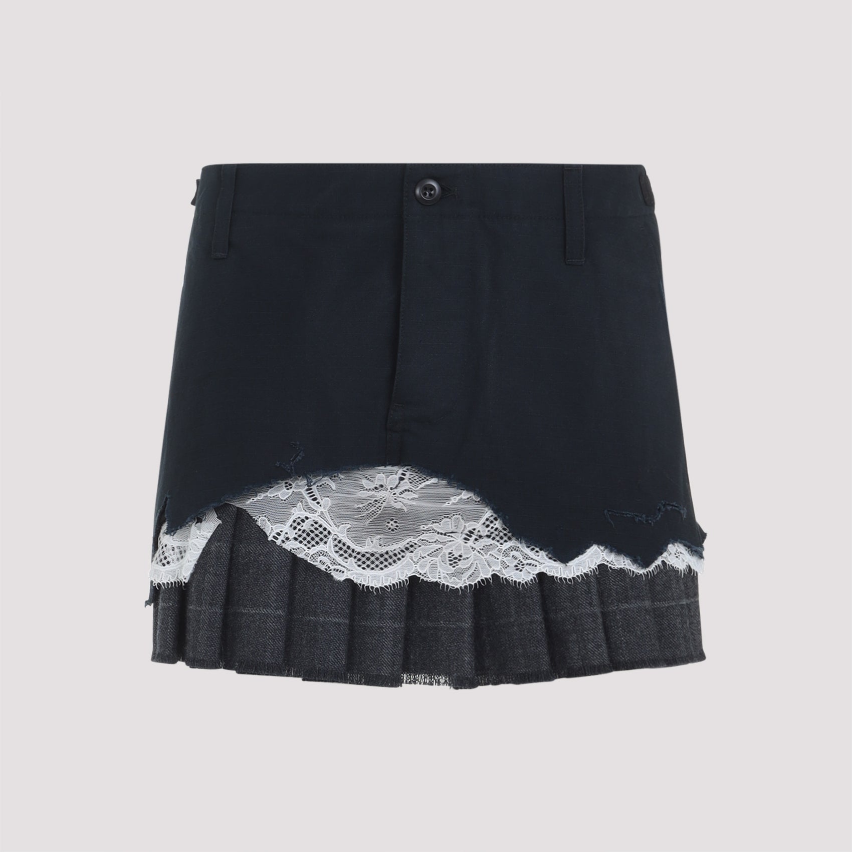 BALENCIAGA Patched Cargo Cotton Midi Skirt for Women