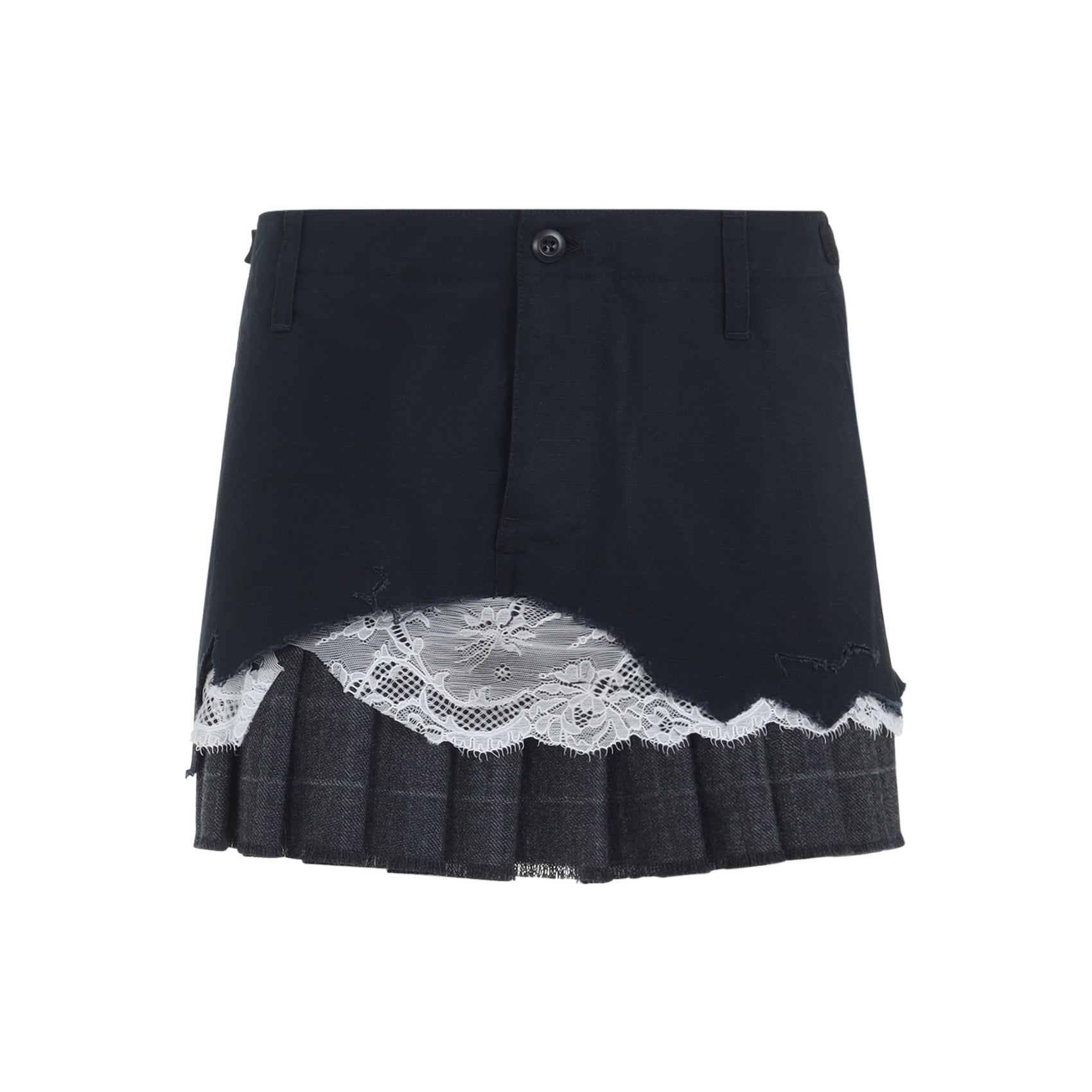 BALENCIAGA Patched Cargo Cotton Midi Skirt for Women