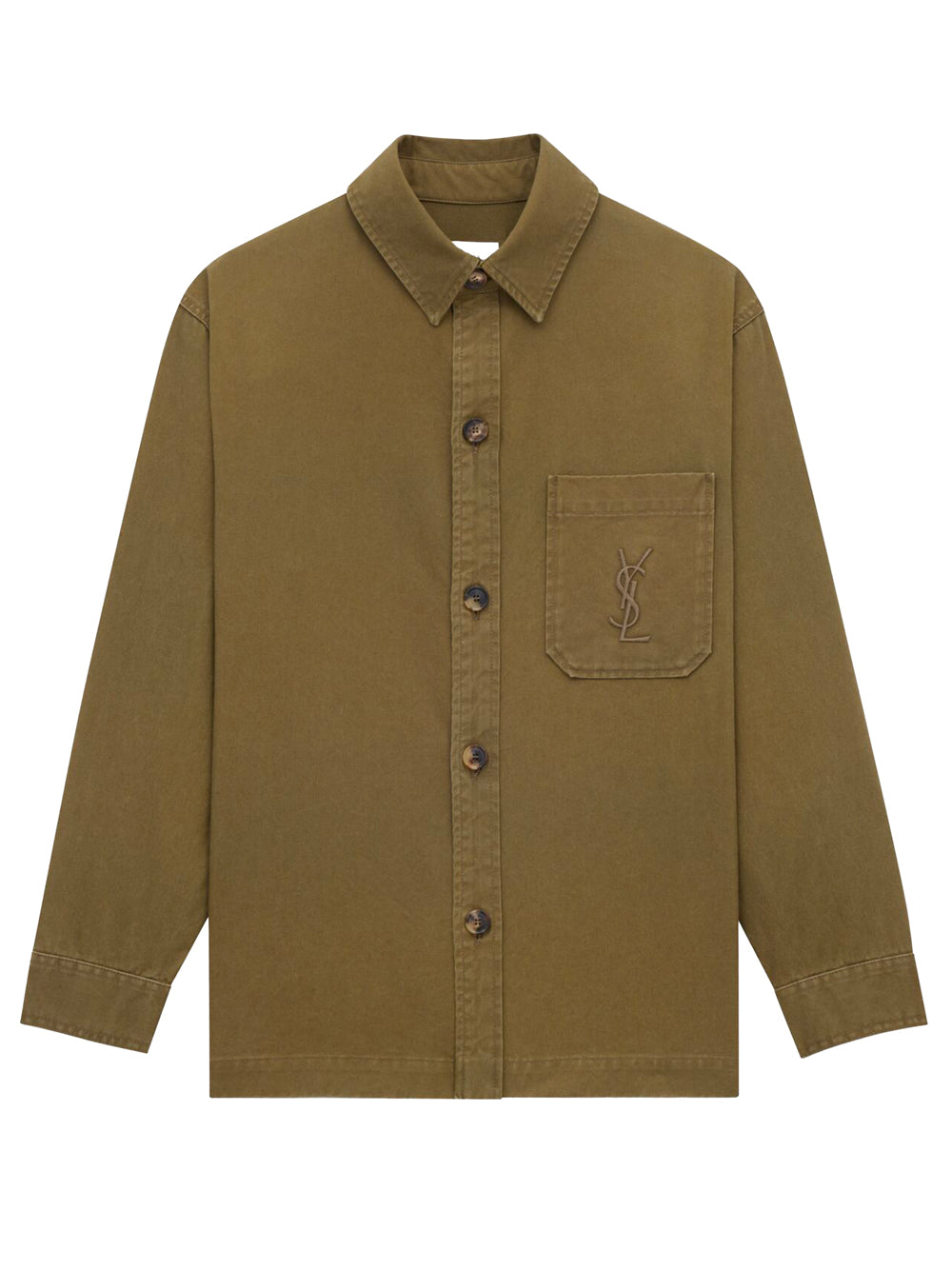 SAINT LAURENT Cotton Blend Shirt - Bellechasse Overshirt for Women