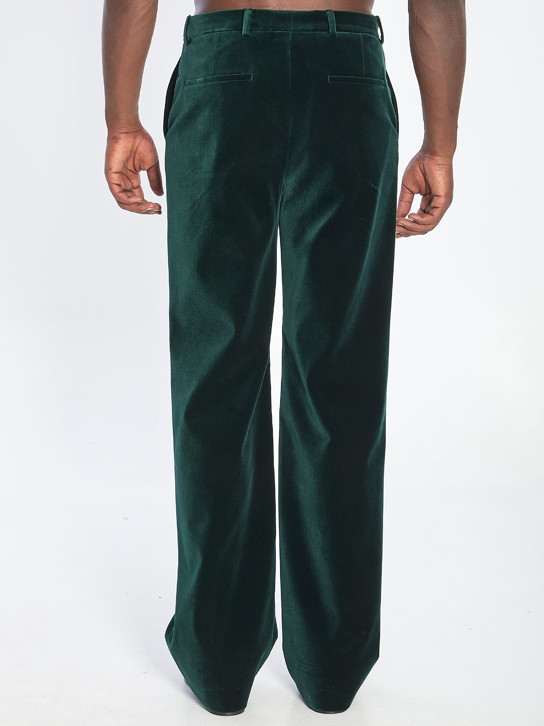 GUCCI Velvet Trousers for Men - Size 48 IT