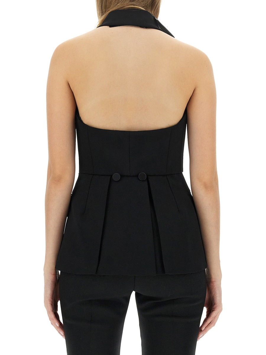 MAX MARA Slim Fit Wool Blend Vest - Size 40