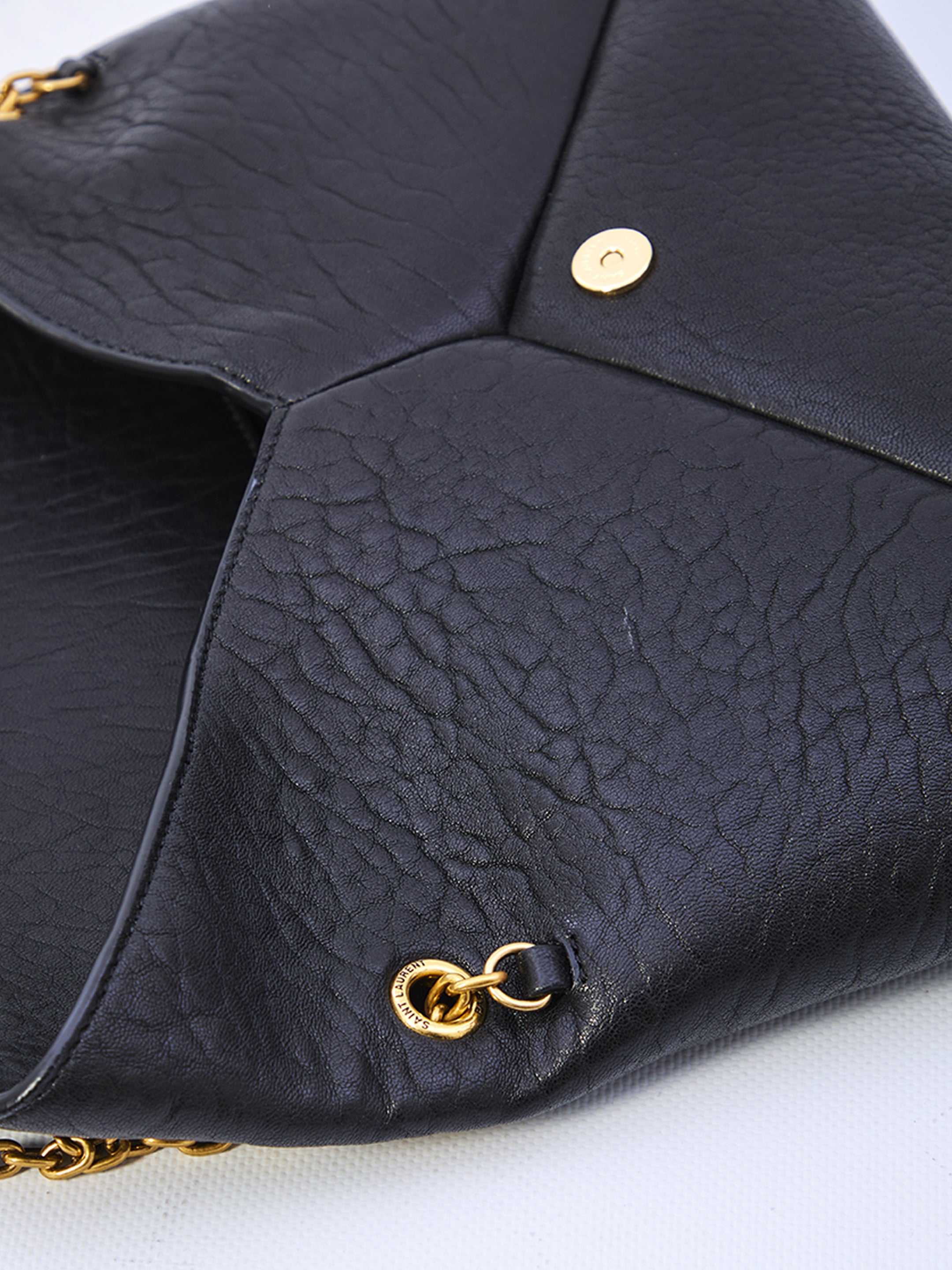 SAINT LAURENT Large Envelope Cross-Body Handbag