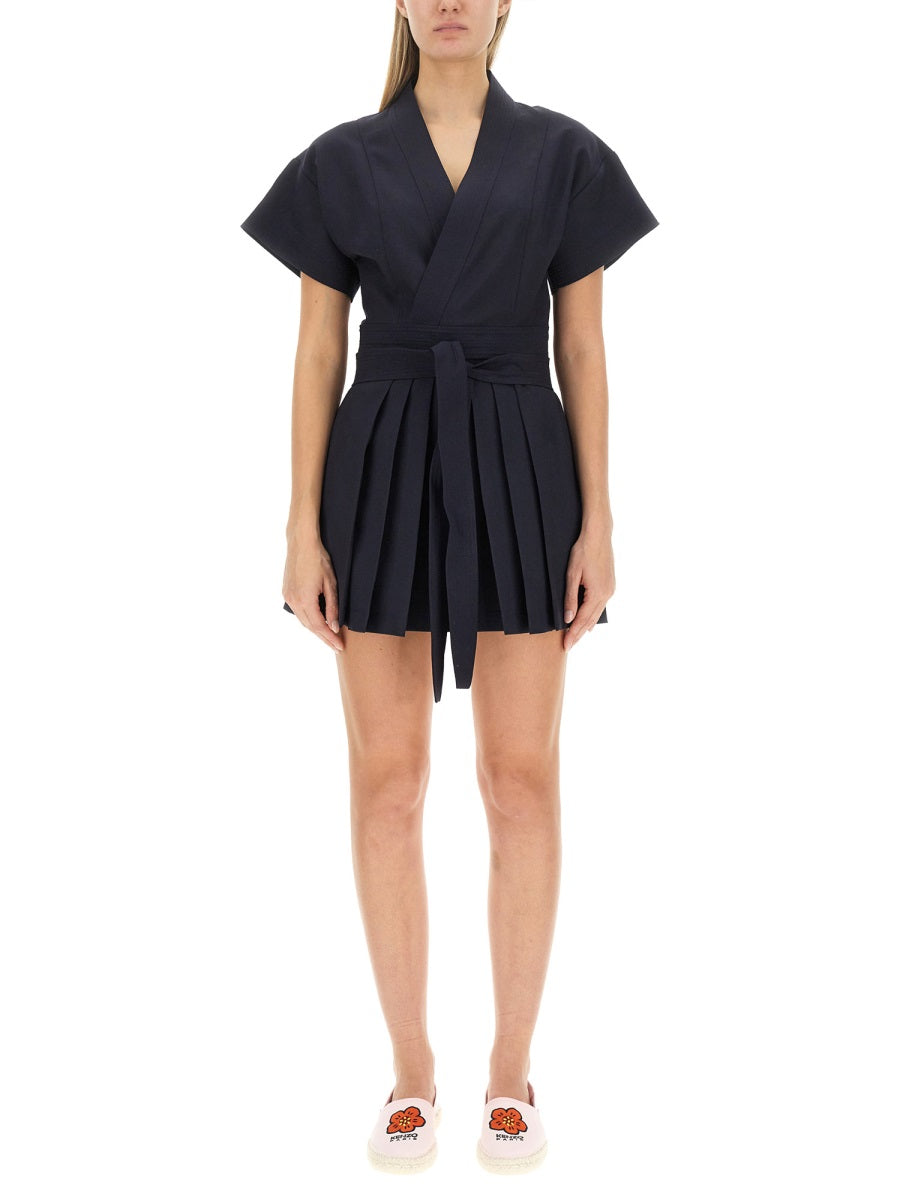 KENZO Mini Kimono Dress - Regular Fit