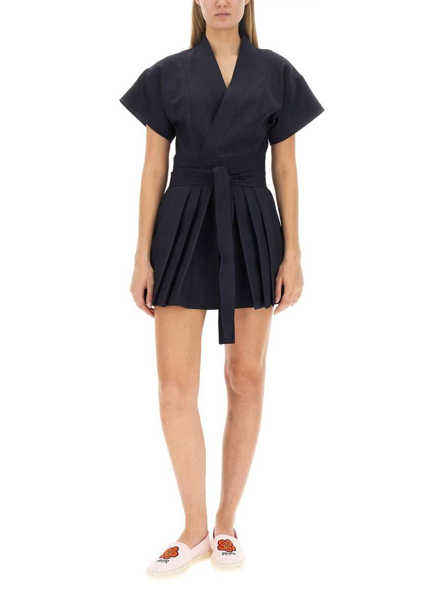 KENZO Mini Kimono Dress - Regular Fit