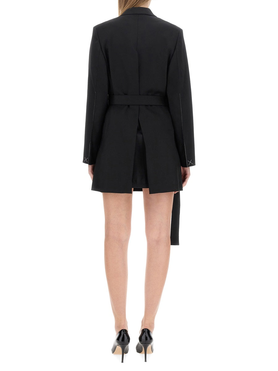VICTORIA BECKHAM Double-Breasted Mini Dress Size 8