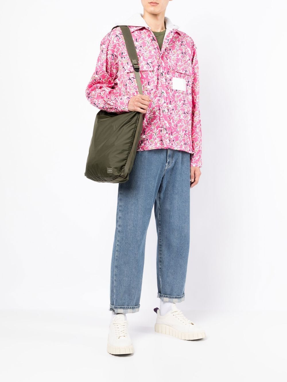 PORTER 2-Way Nylon Shoulder Handbag