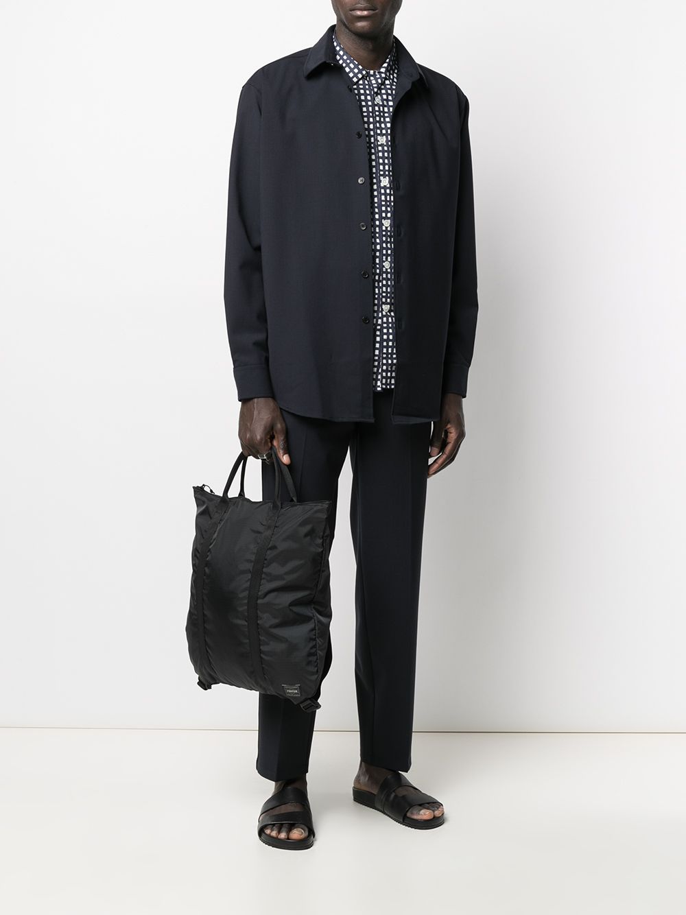 PORTER Flex 2-Way Nylon Mini Tote Handbag