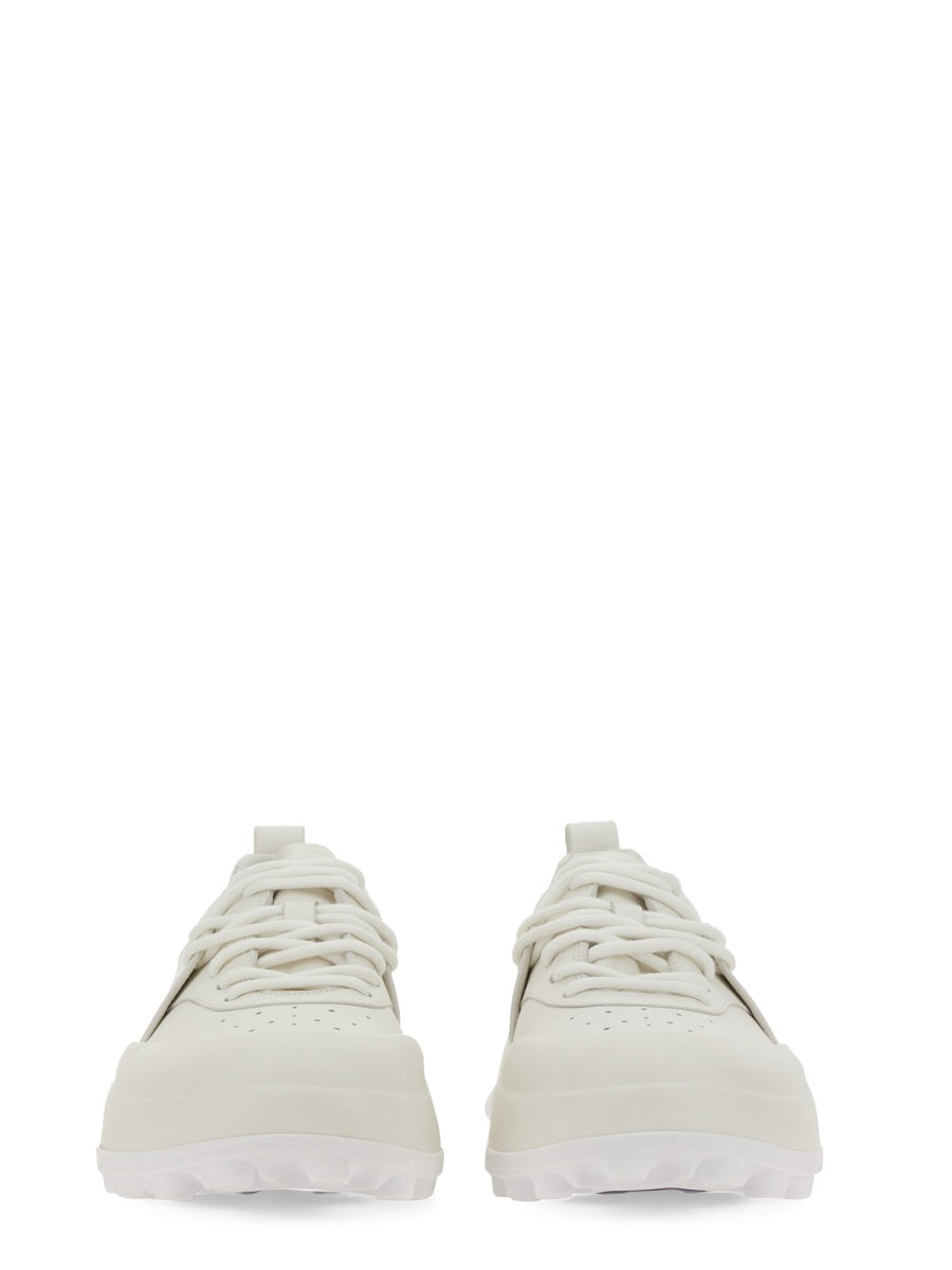 JIL SANDER Men's Leather Sneaker Orb