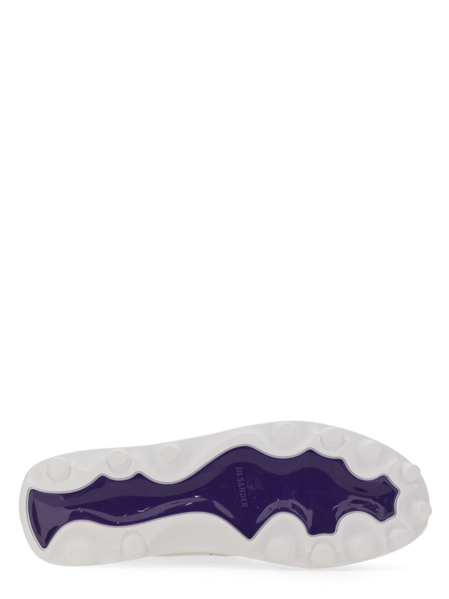 JIL SANDER Men's Leather Sneaker Orb