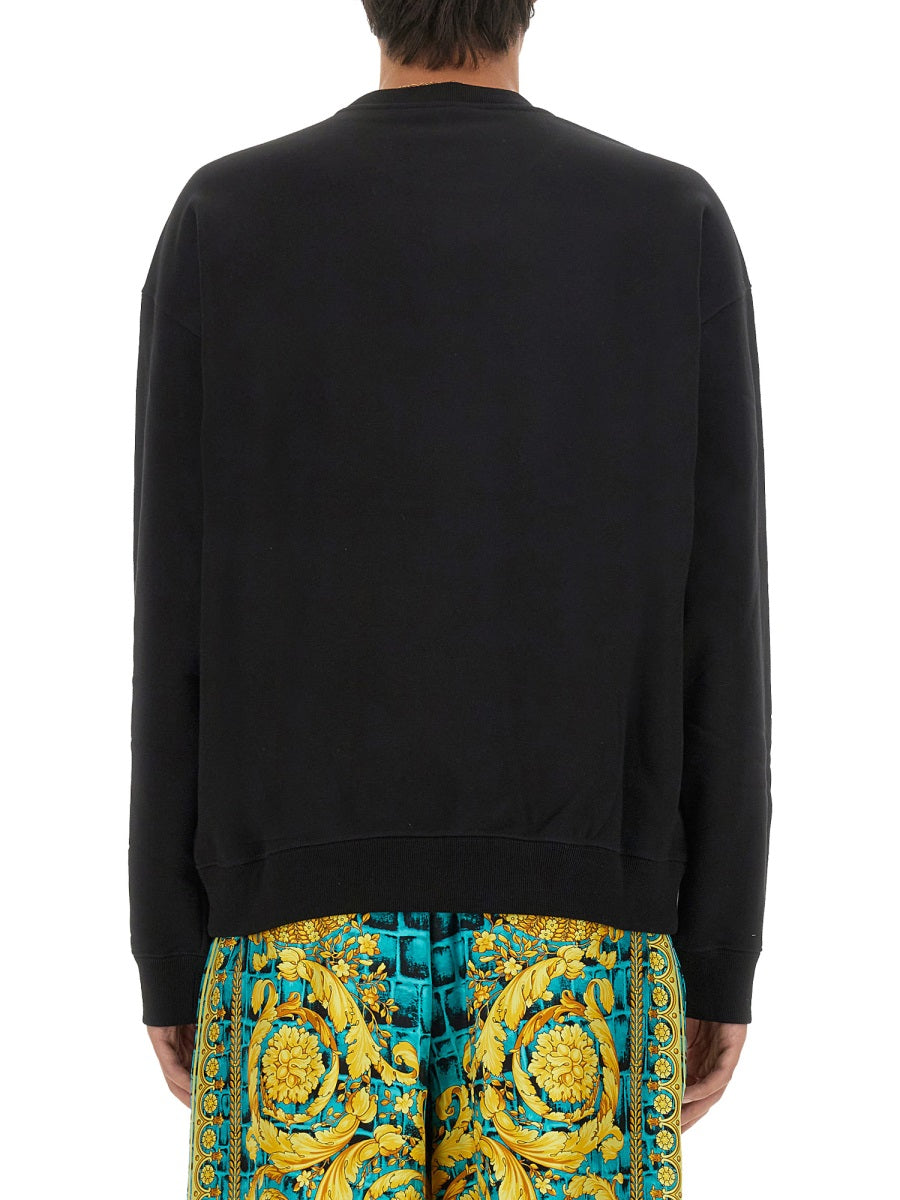 VERSACE Logo Regular Fit Sweatshirt - Size L