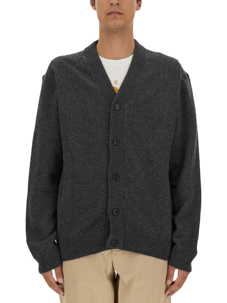 PS BY PAUL SMITH Men's Regular Fit Wool Cardigan - Size L