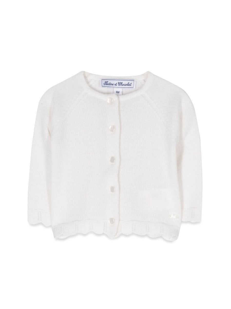 TARTINE ET CHOCOLAT Mini Cashmere Cardigan for Baby Girls