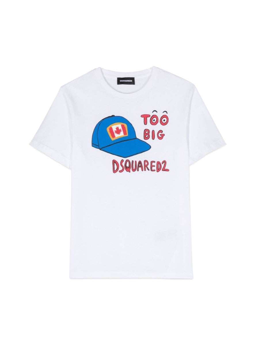 DSQUARED Mini Graphic Print T-Shirt for Kids