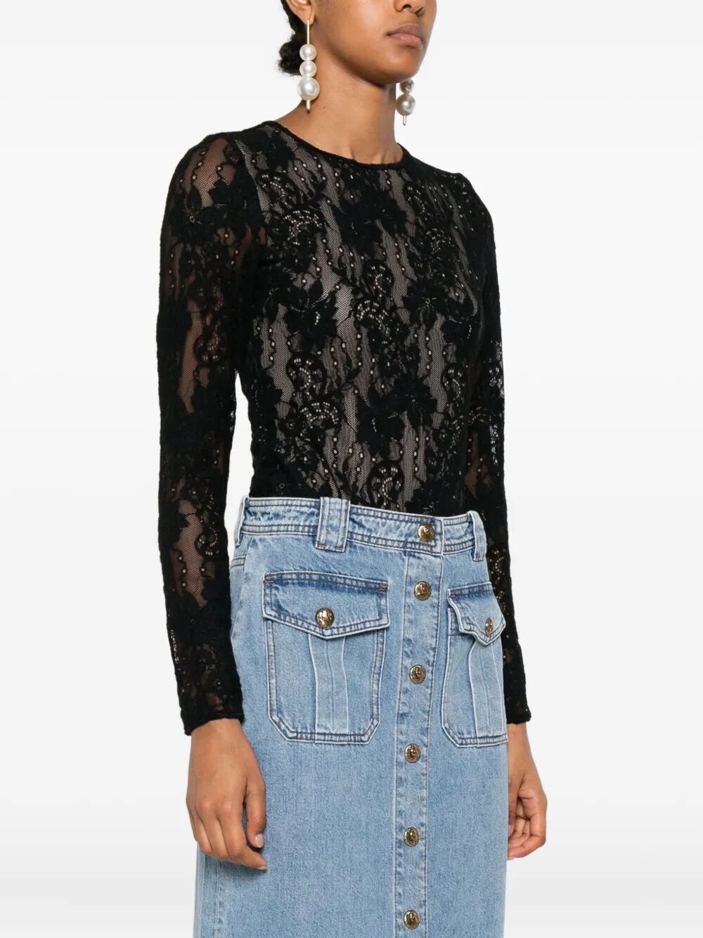 ZIMMERMANN Stretch Lace Bodysuit