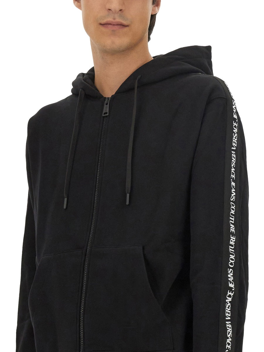 VERSACE JEANS COUTURE Premium Cotton Hoodie - Regular Fit, Size L