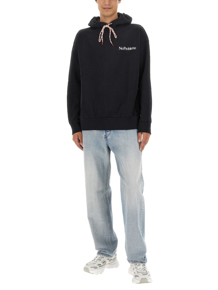 ARIES Men's Regular Fit Logo Sweatshirt (Size L)