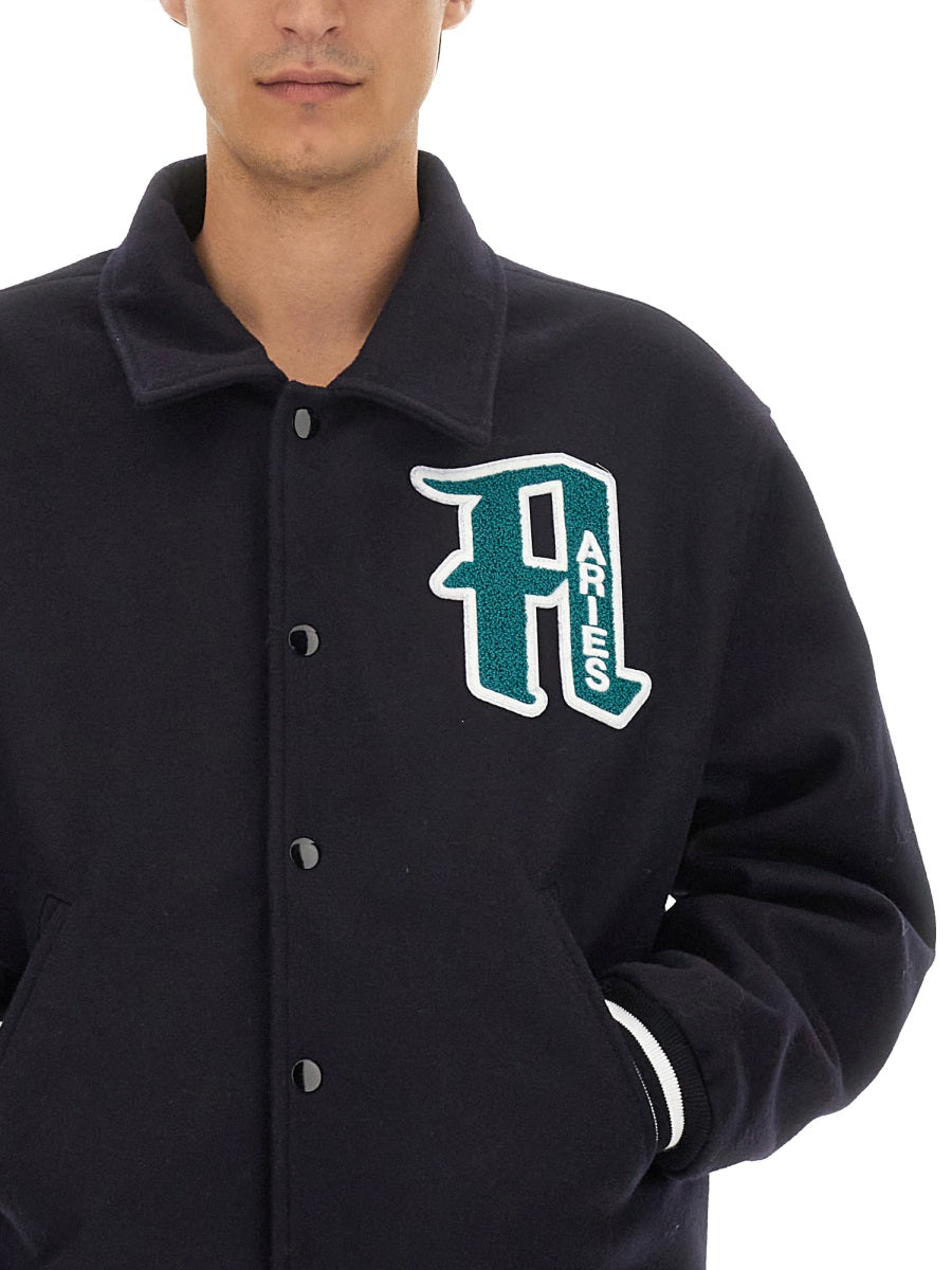 ARIES Oversized Varsity Jacket - Size L