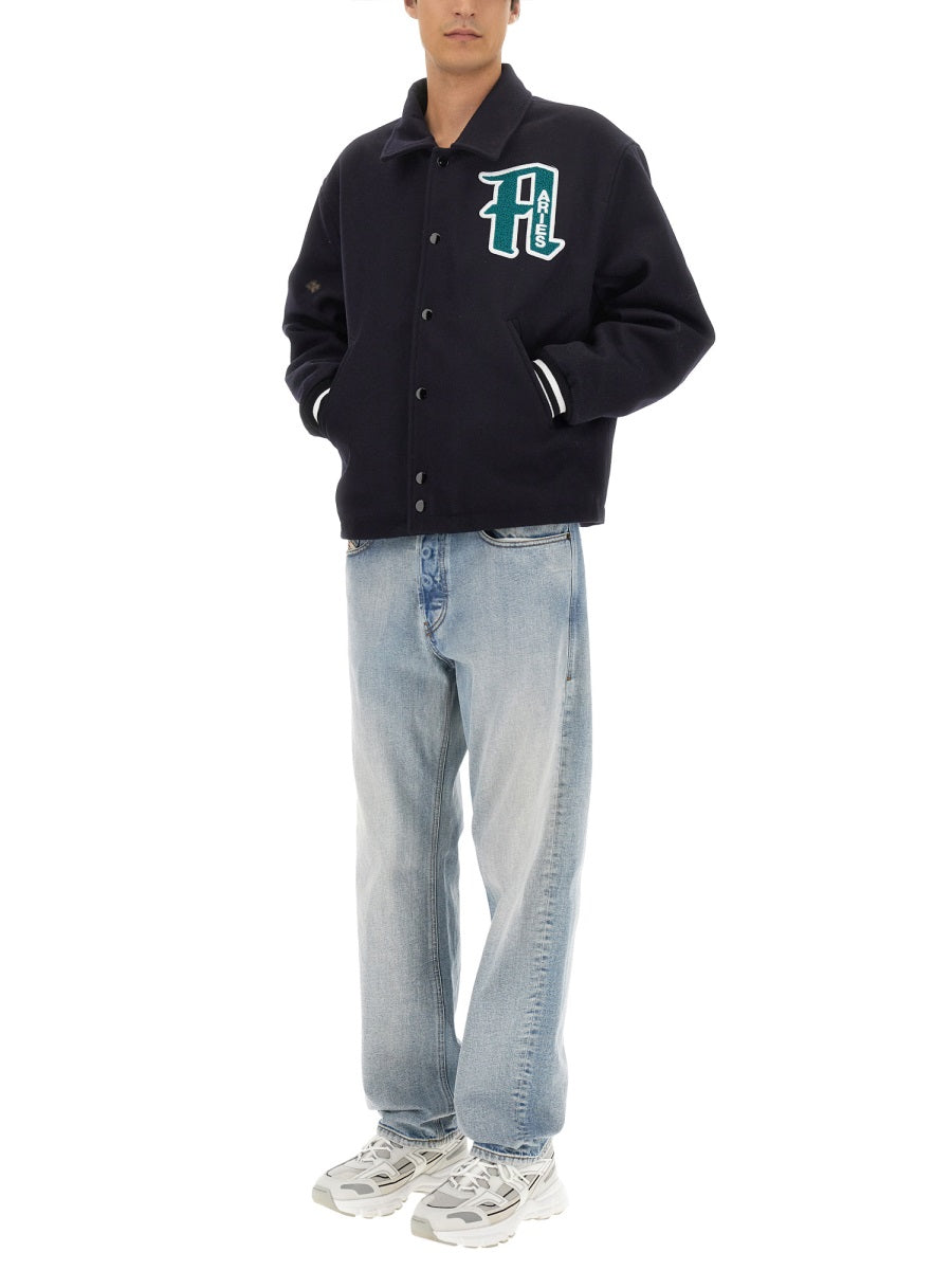 ARIES Oversized Varsity Jacket - Size L