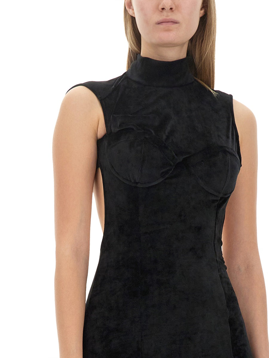 GCDS Slim Fit Mini Dress in Size S