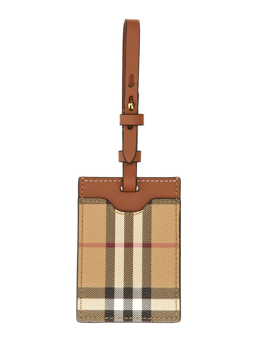 BURBERRY Mini Address Wallet Check