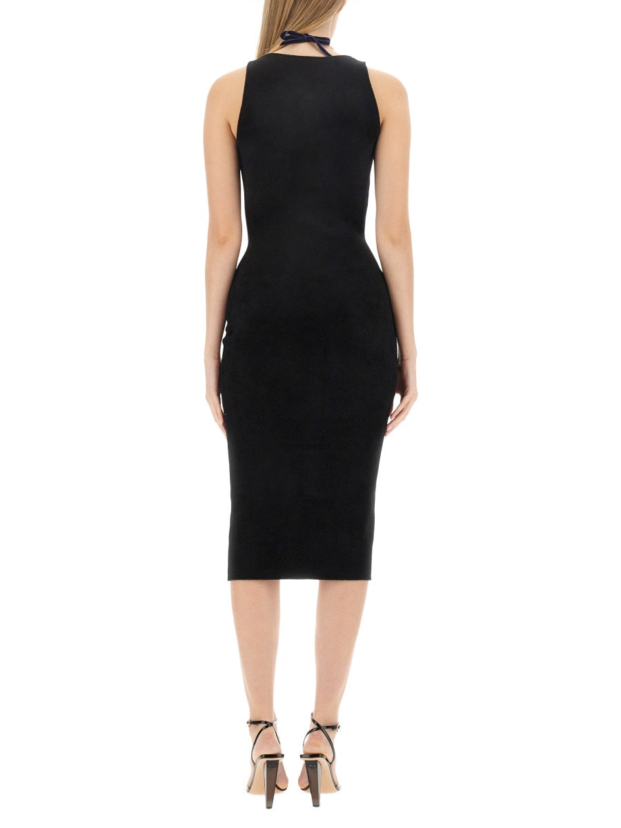 PHILOSOPHY DI LORENZO SERAFINI Elegant Slim Fit Midi Dress