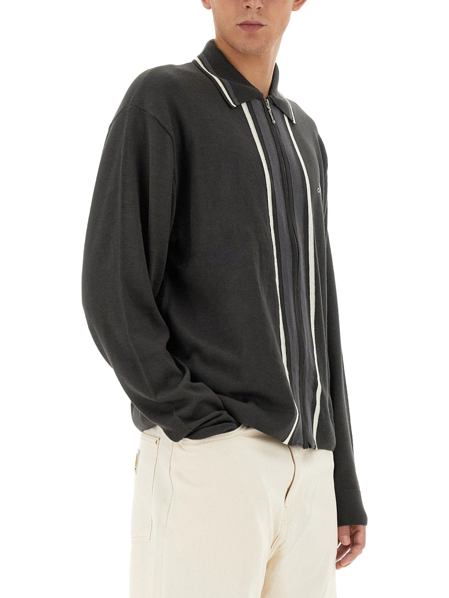 AWAKE NY Men's Shirt with Zip - Size L