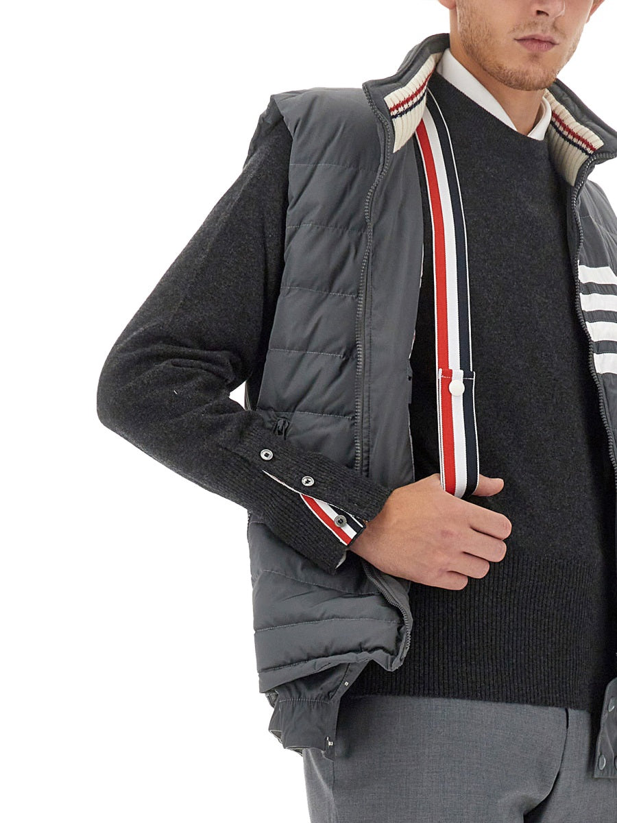 THOM BROWNE 4-Bar Regular Fit Vest for Men