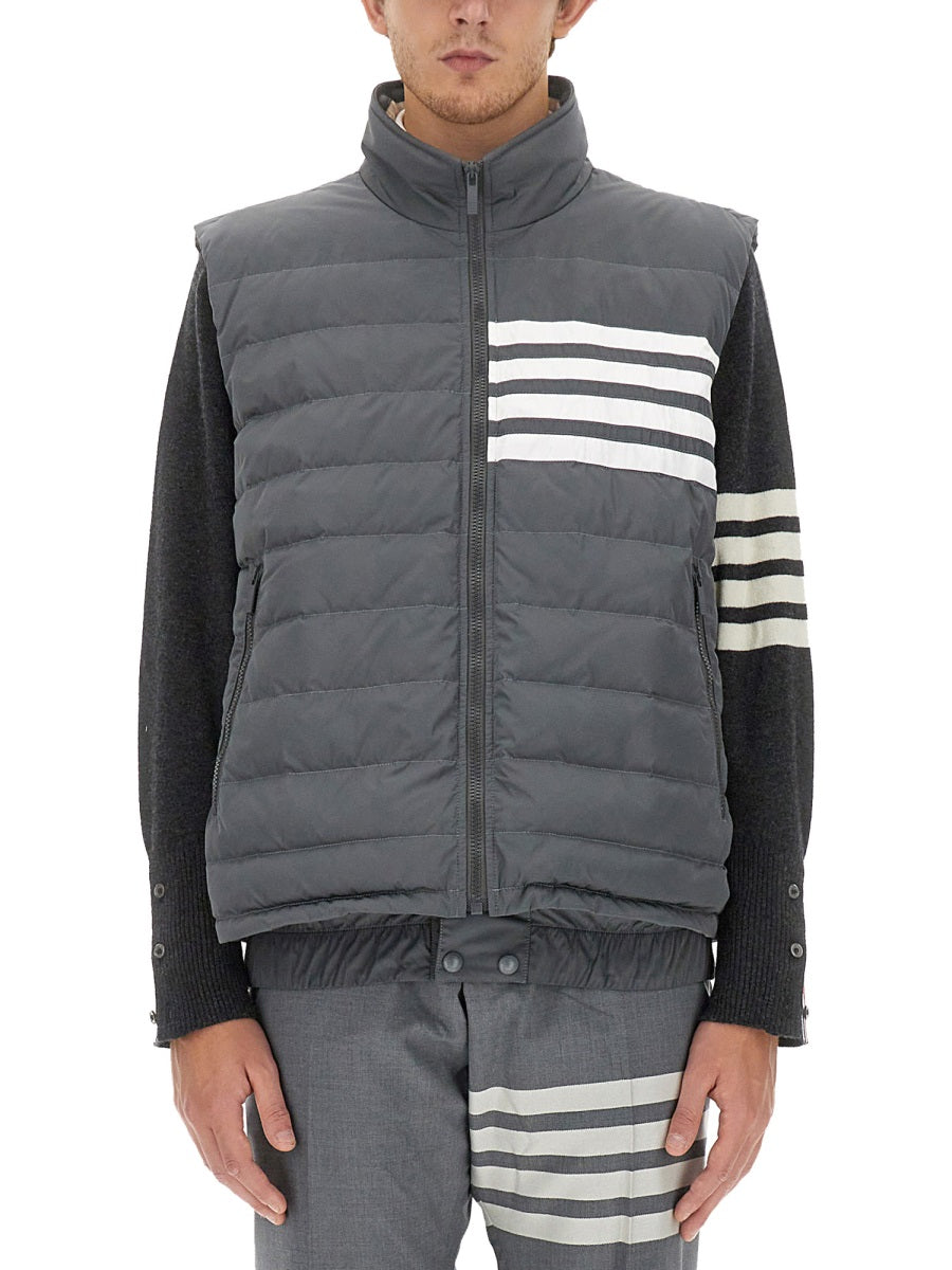 THOM BROWNE 4-Bar Regular Fit Vest for Men