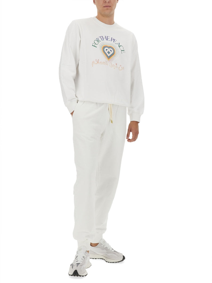 CASABLANCA Logo Sweatshirt - Regular Fit - Size L