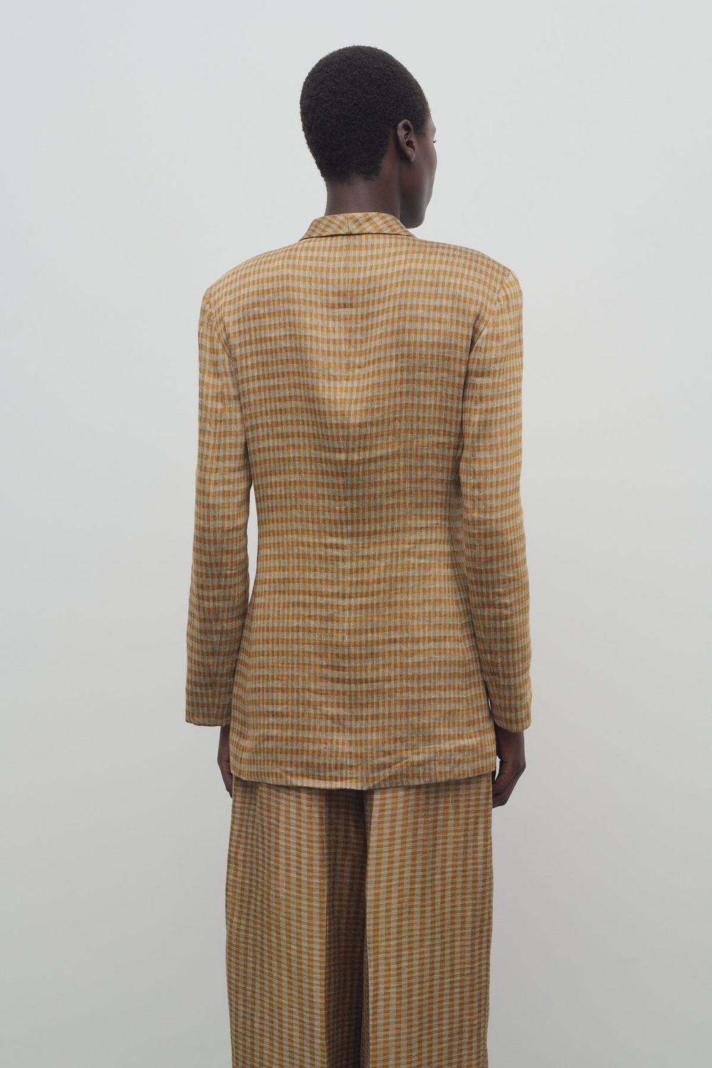 THE ROW Multicolor Check Blazer