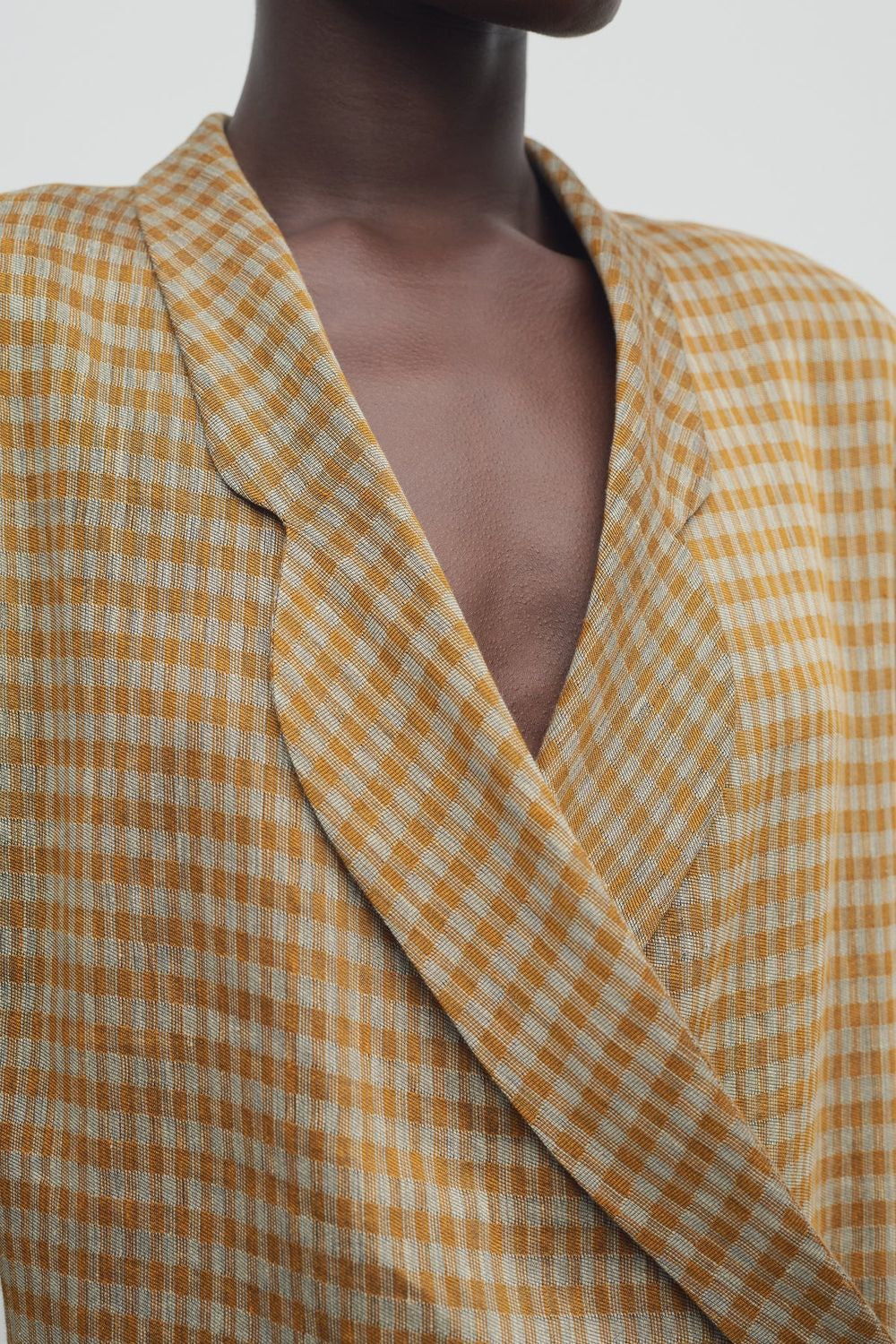 THE ROW Multicolor Check Blazer