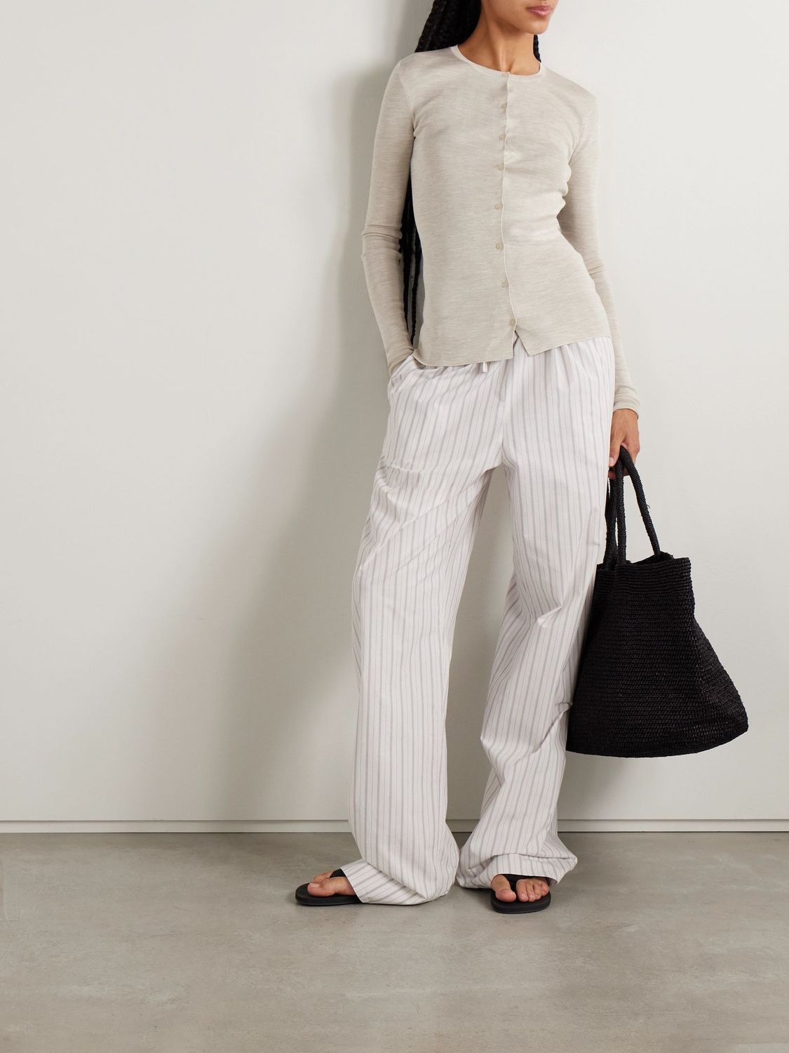 THE ROW Josette Silk Cardigan for Women