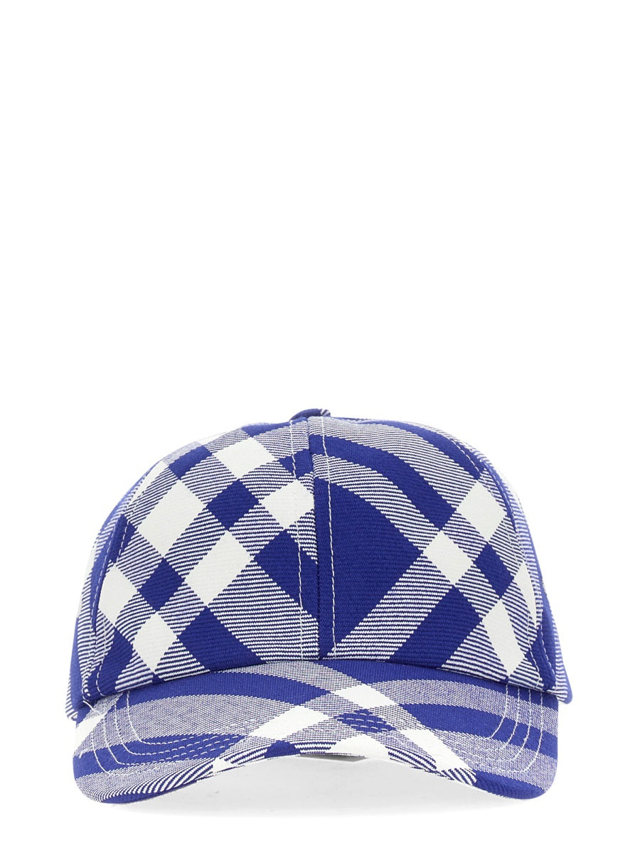 BURBERRY Tartan Pattern Baseball Cap - Unisex Size