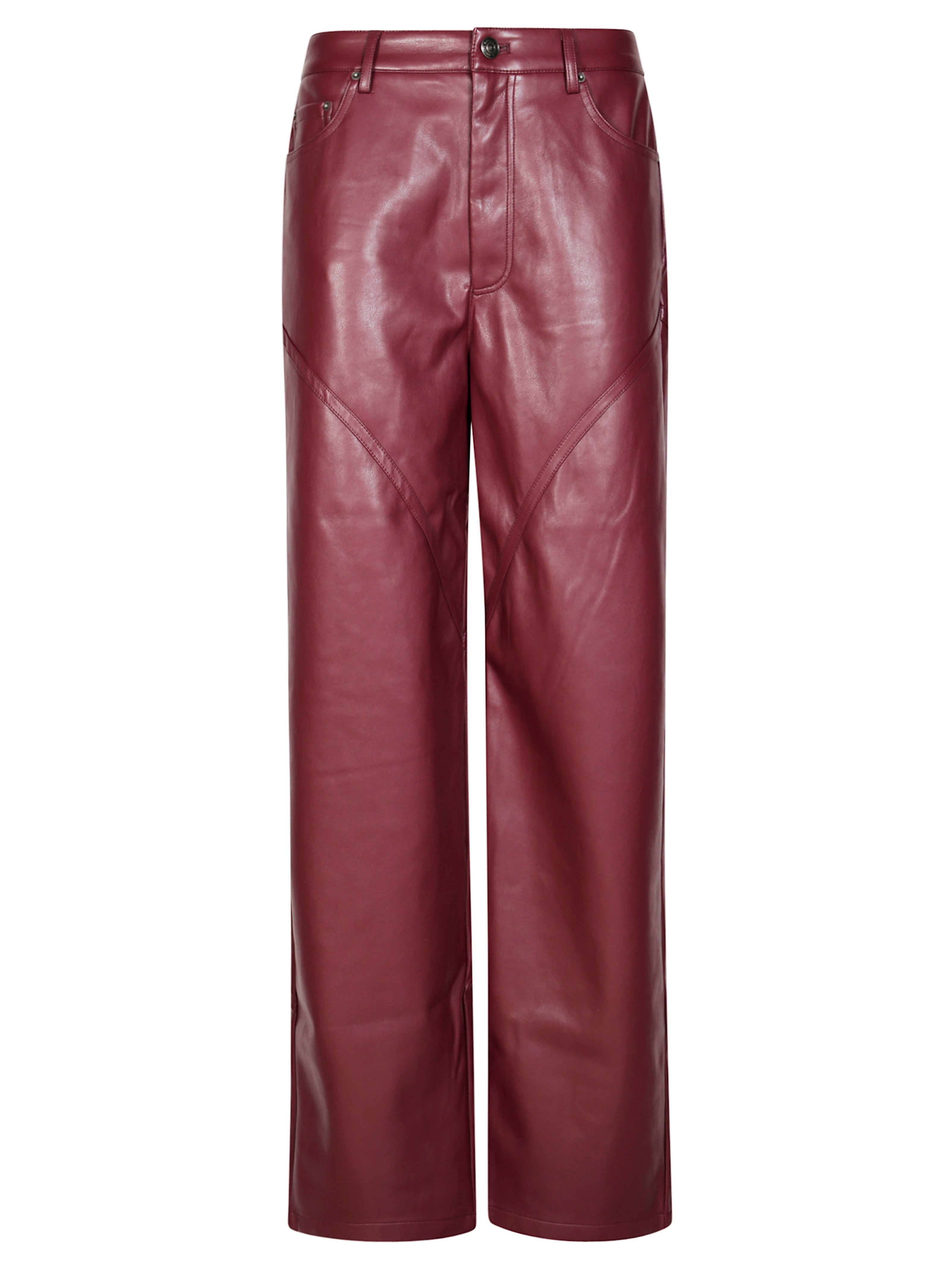 ROTATE Mid-Waisted Piping Pants for Men