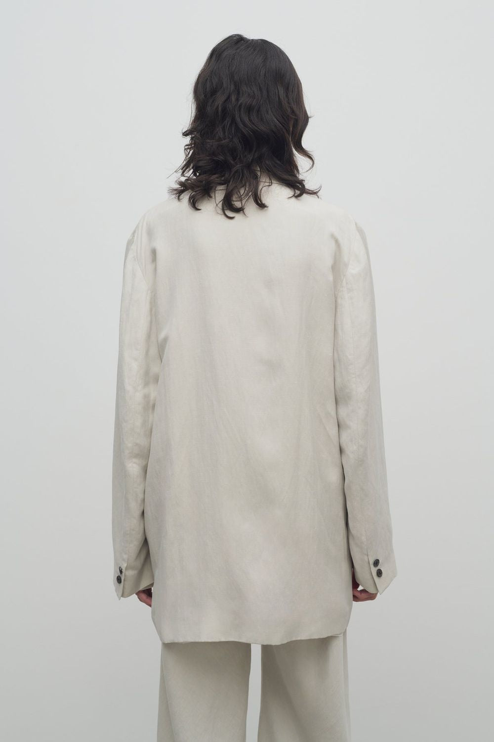 THE ROW Oversize Pearl Natural Jacket