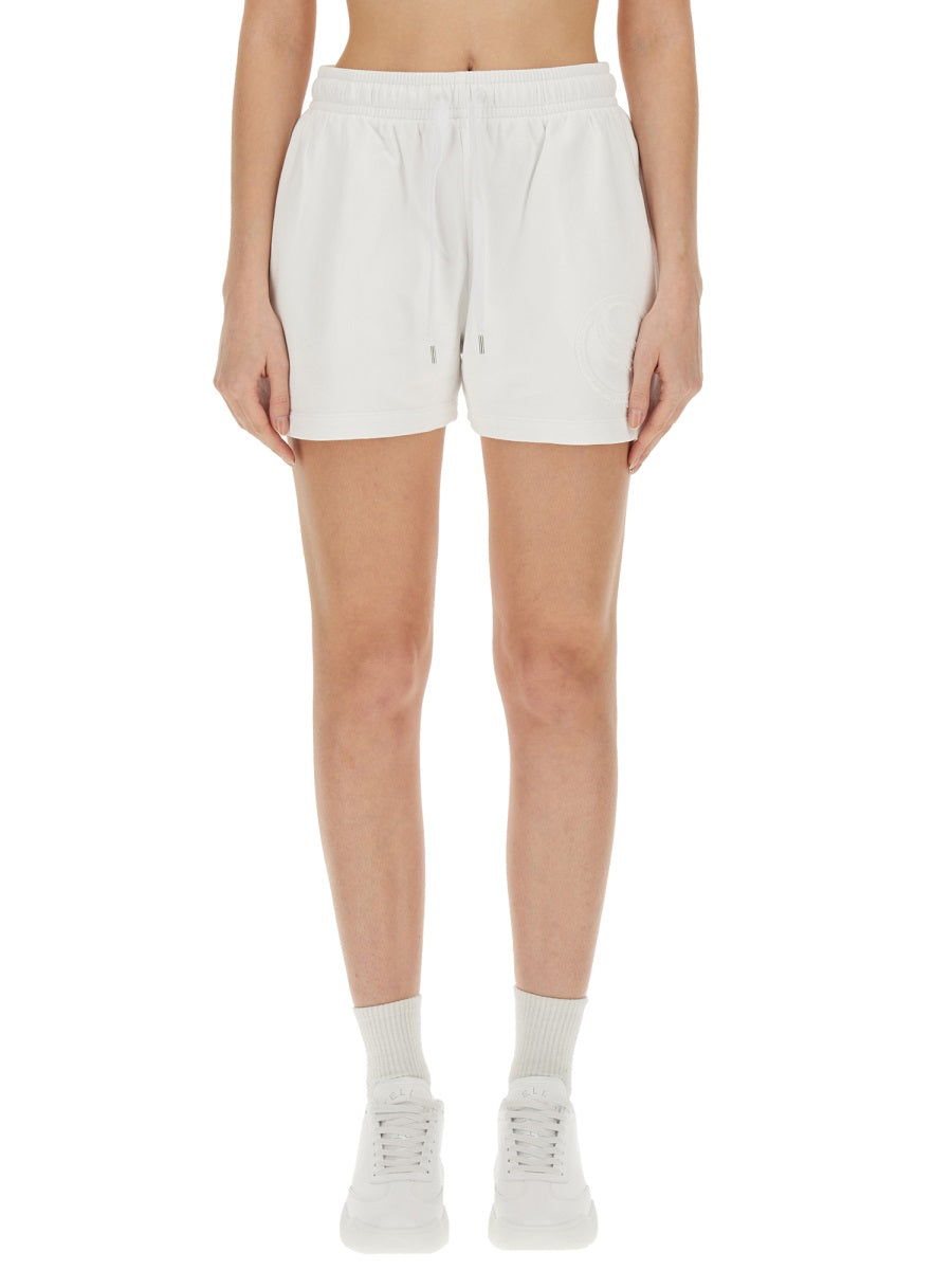 STELLA McCARTNEY Regular Fit Logo Shorts - Size S