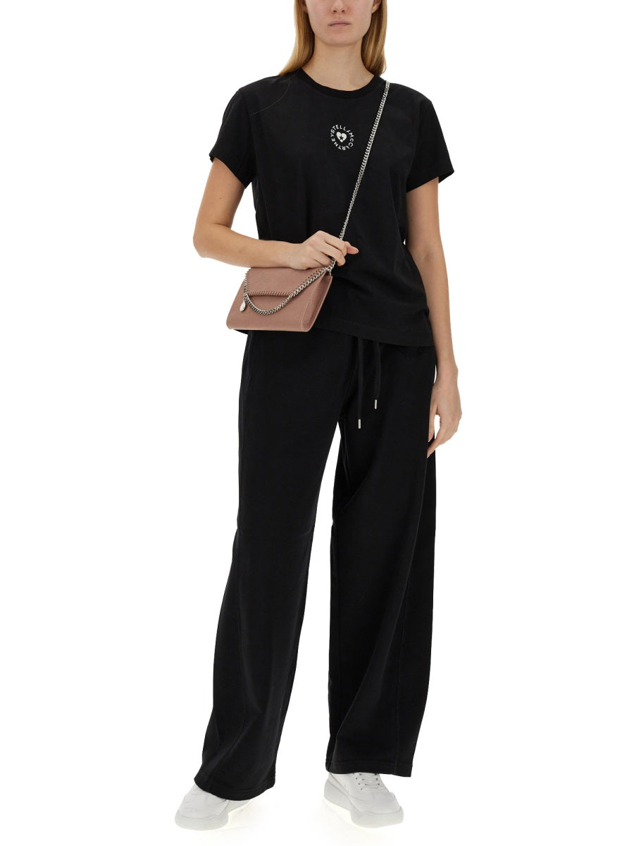 STELLA McCARTNEY Logo T-Shirt - Regular Fit - Size S