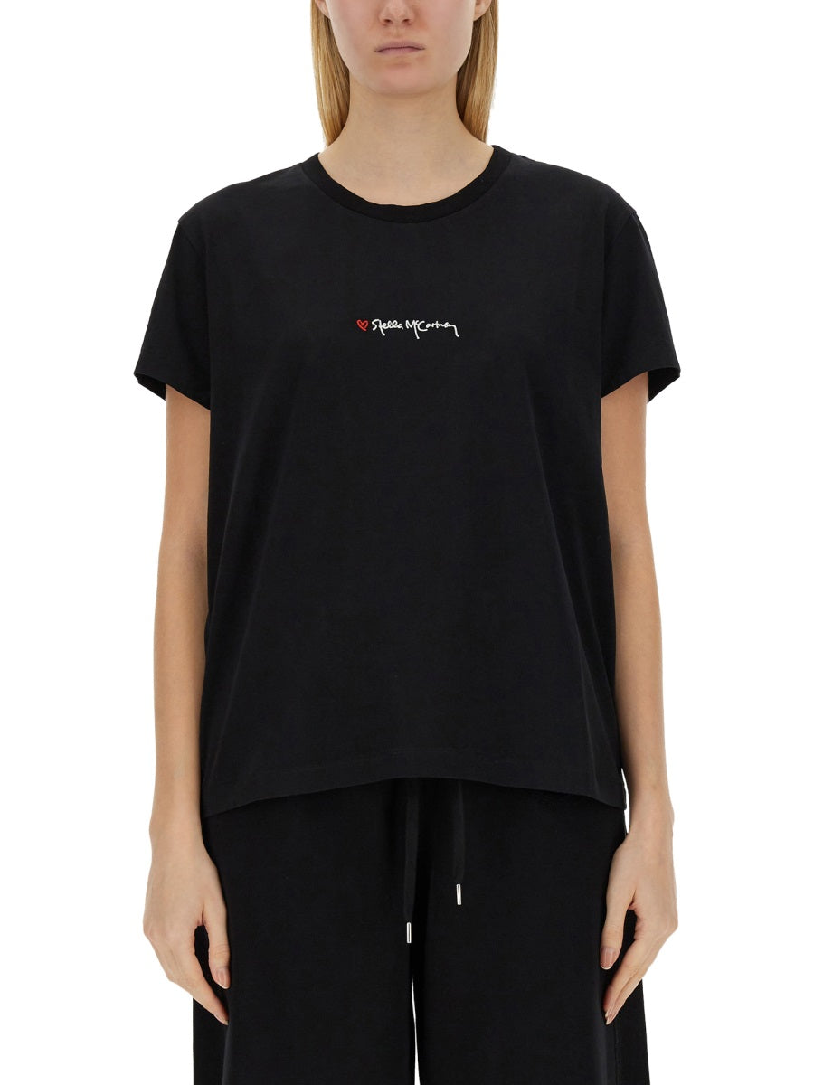 STELLA McCARTNEY Oversize Logo T-Shirt - Women's
